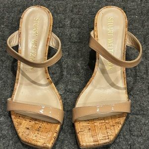 Stuart Weitzman Aleena 50 cork wedge